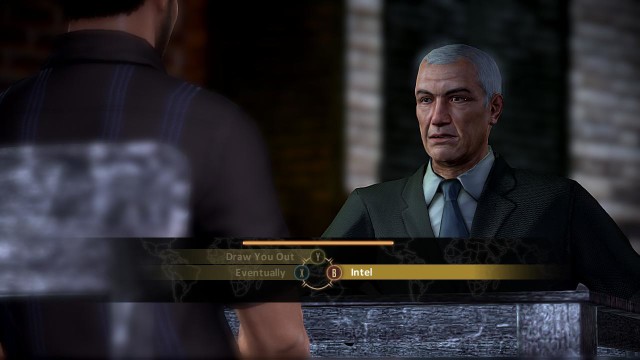 Events in Alpha Protocol can play out differently depending on your actions and your relationship with particular characters; knowing how to placate or off-balance others is an important skill.